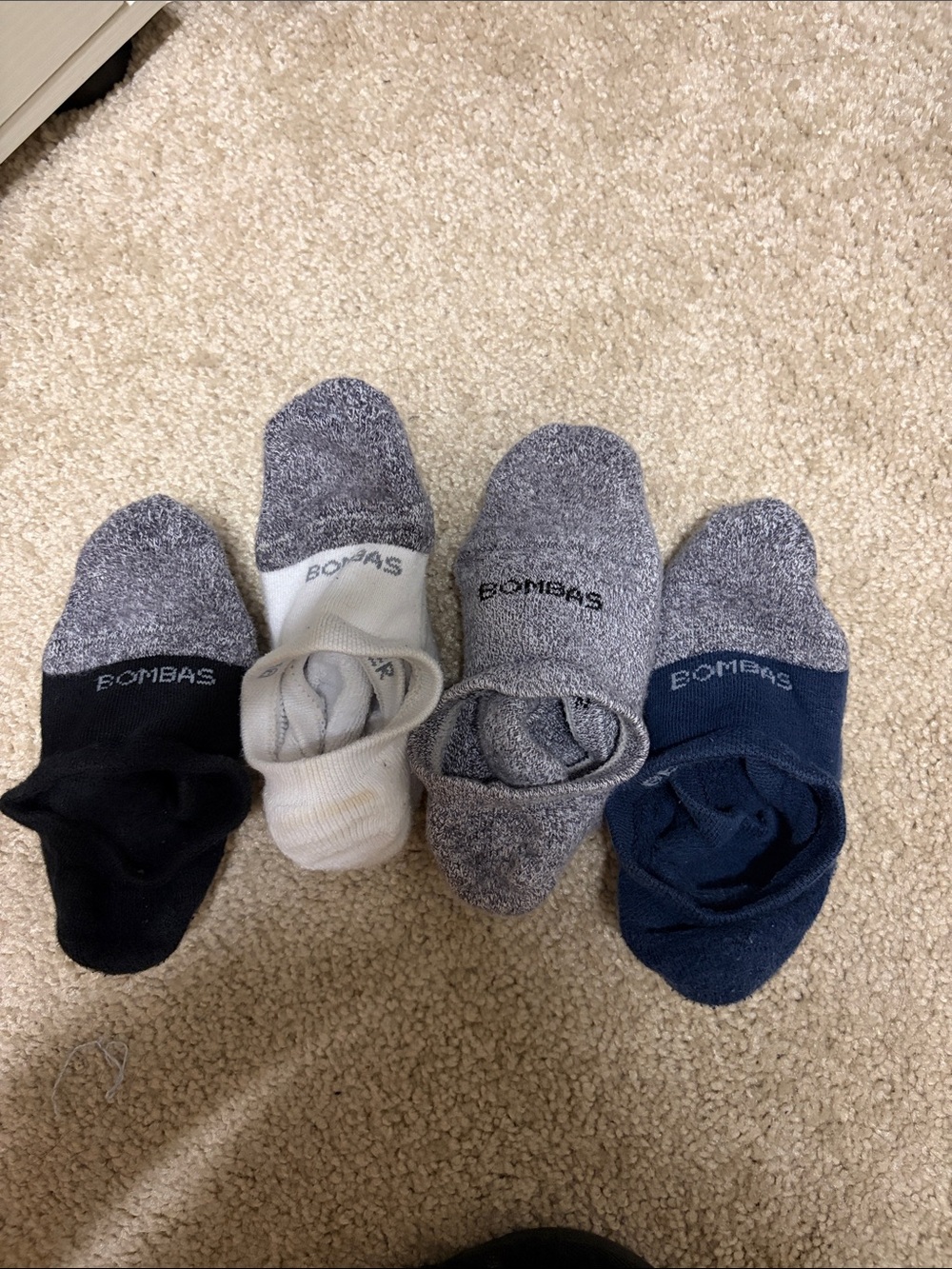 Bombas women’s No-Show Socks - Black, White, Gray, Navy